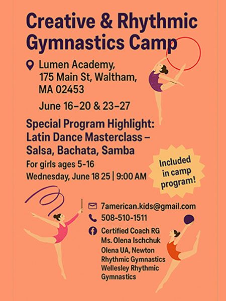 Rhythmic gymnastics camp